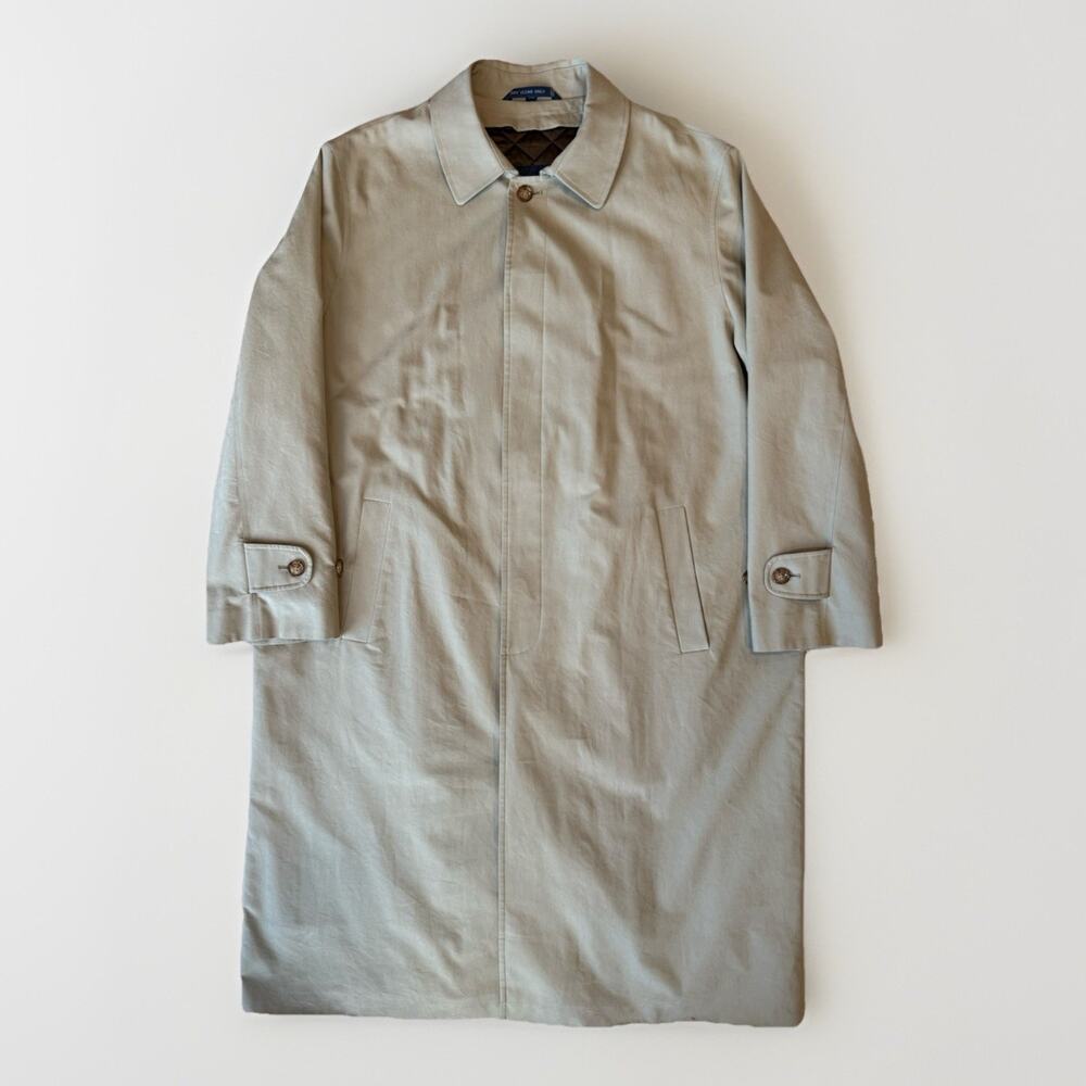 Polo Ralph Lauren Trench Coat 46 Khaki Long Overcoat Winter Outerwear New York